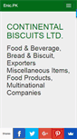 Mobile Screenshot of continentalbiscuitsltd.enic.pk