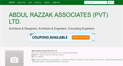 Desktop Screenshot of abdulrazzakassociatespvtltd.enic.pk