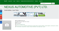 Desktop Screenshot of nexusautomotivepvtltd.enic.pk