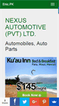 Mobile Screenshot of nexusautomotivepvtltd.enic.pk