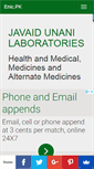 Mobile Screenshot of javaidunanilaboratories.enic.pk