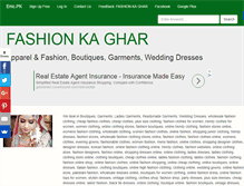 Tablet Screenshot of fashionkaghar.enic.pk