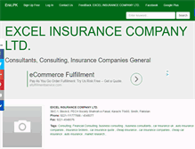 Tablet Screenshot of excelinsurancecompanyltd.enic.pk