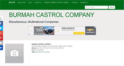 Desktop Screenshot of burmahcastrolcompany.enic.pk