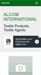 Mobile Screenshot of alcominternational.enic.pk