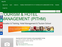 Tablet Screenshot of pakistaninstituteoftourismhotelmana.enic.pk