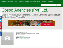 Tablet Screenshot of cospoagenciespvtltd.enic.pk