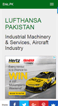 Mobile Screenshot of lufthansapakistan.enic.pk